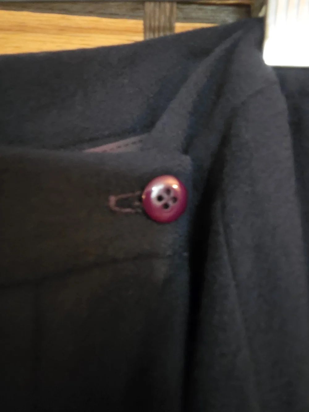 Vintage Christian Dior Boutique Paris Navy Wool Belted Blazer & Skirt Suit Set